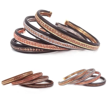 

Anil Arjanda River protection Bangles,Micro Pave Champagne CZ & Plated 24K Gold Cuff Bangle Open Bangle Bracelets WholeSale