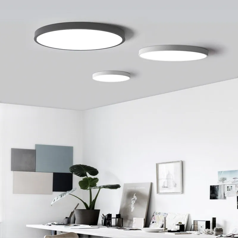 

Ultra Thin 5cm LED Surface Panel Ceiling Light Round Shape LED Down Light Modern Design Indoor Lighting for Foyer Bedroom