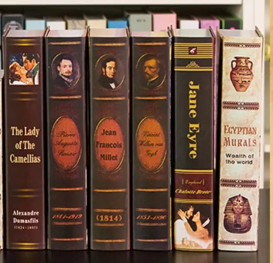 

6PC XF simulation books fake book living model room bookcase decoration office simple home English modern series