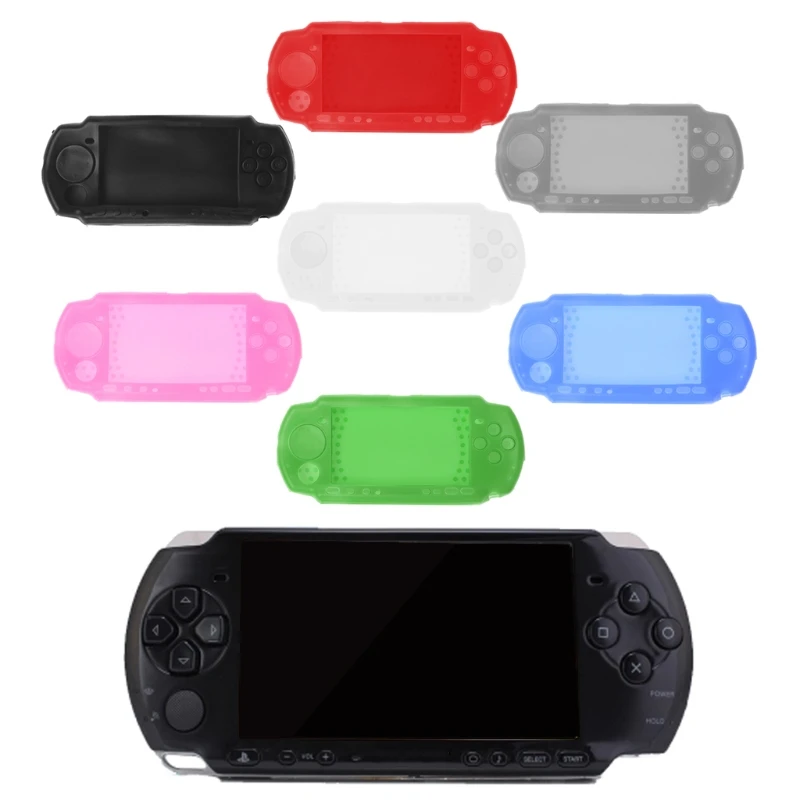 

Silicone Soft Protective Cover Shell for Sony PlayStation Portable PSP 2000 3000 Console For PSP3000 Body Protector Skin Case