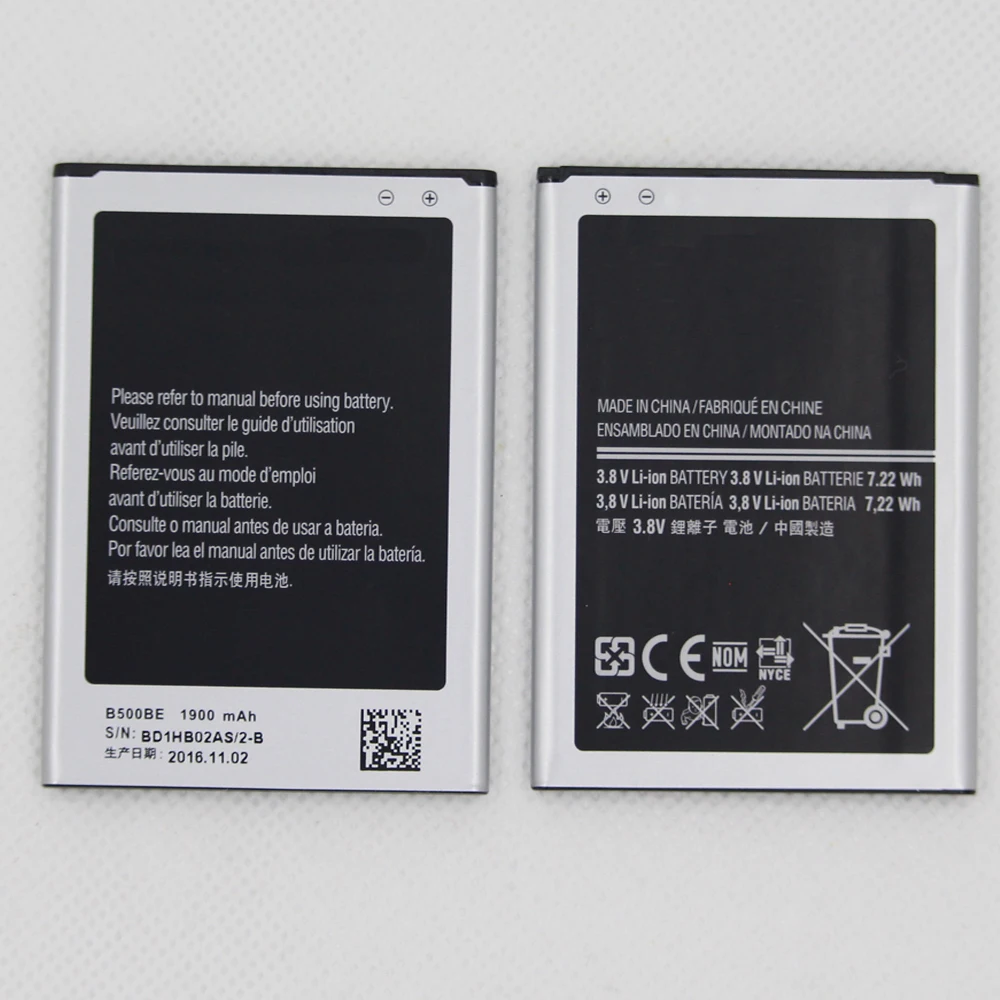20 шт./лот B500AE B500BE 3 8 V 1900mAh Высокое качество батарея для GALAXY S4 Mini GT i9190 i9195