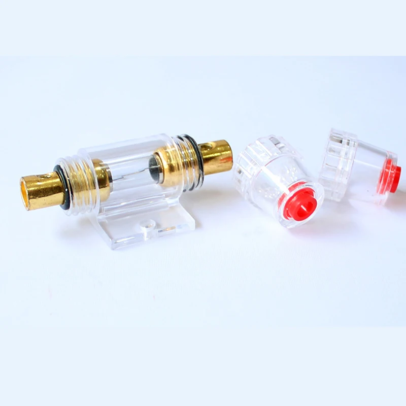 DC 12V Car Audio Refit Fuse Holder 8 Gauge 60A Car Stereo Audio Circuit Breaker Inline Fuse Sound Horn Fuse Insurance