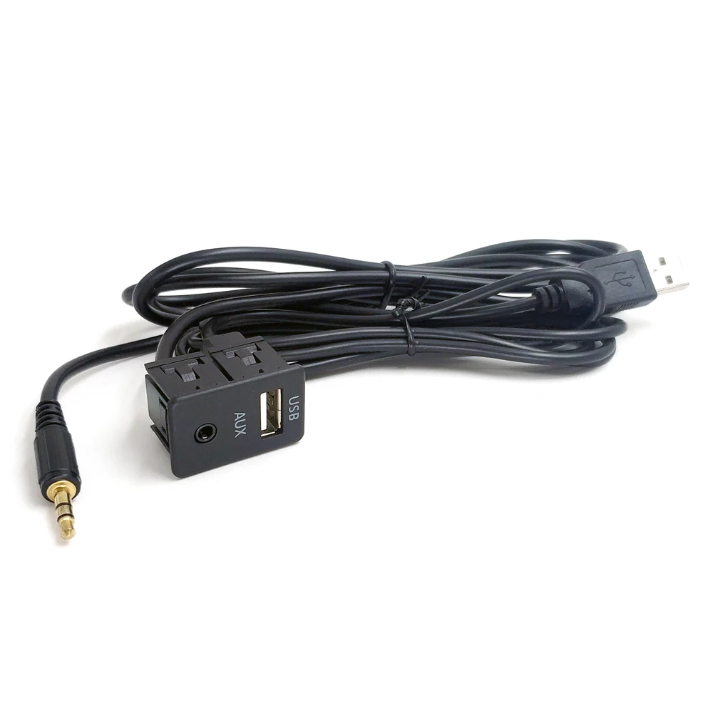 Car AUX USB Extensional Audio Cable (3)