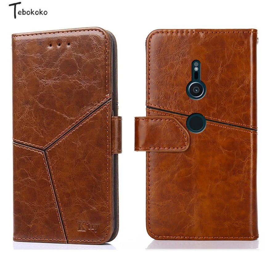 Coque для sony Xperia XZ2 противоударный чехол телефона защитная сумка слот карты