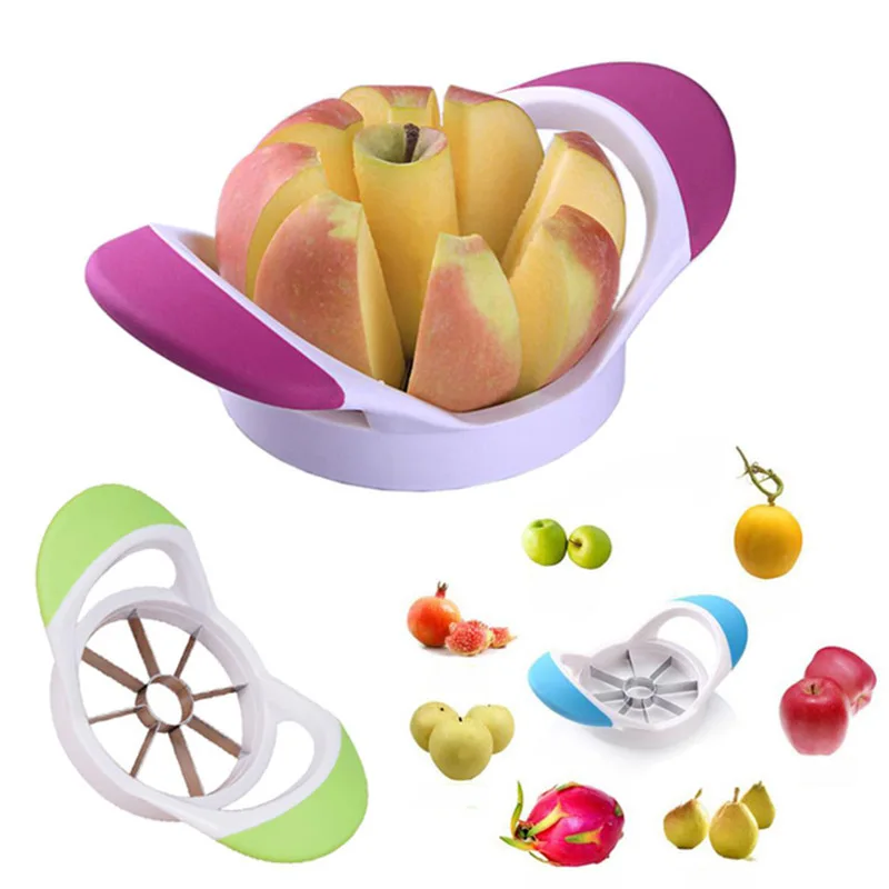 

Quality Stainless Steel Fruit Cutter Apple Cutting Enucleation Apple Slicer Fruit Knife Vegetable Tools Kitchen Tools Supplies