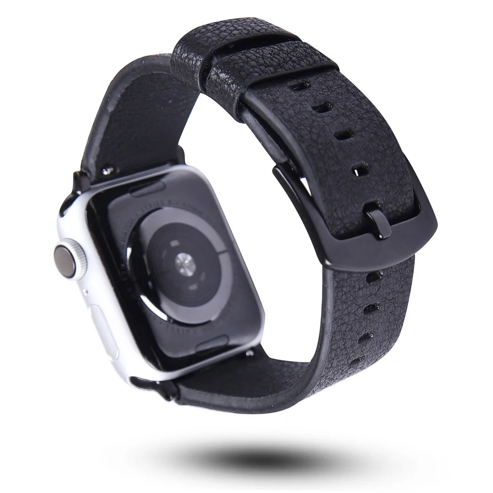 

Retro Watchband for Apple Watch Wrist Band 40/44/38/42mm Strap Black/Brown Series 5 4 3 2 1 Bracelet Clock Belt