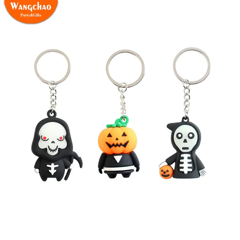 

Cute Cartoon Death Figure Solid Halloween Gift for Friends Personality Key Link Party Supplies DIY Halloween Decoration