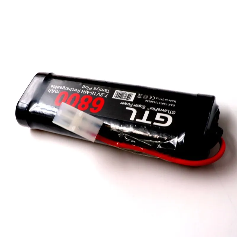 

2019/ Nueva 7,2V batera 6800 mAh Ni-MH Paquete de bateras para RC coche Camin Buggy Barco tanque Ni-MH bateras Gris La cena de
