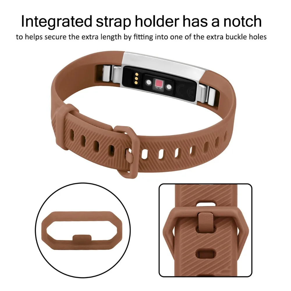 Baaletc For Fitbit Alta HR/Alta Silicone Watchband Replacement Wrist Band Silicon Strap Clasp  Smart Wristband Watch For Fitbit