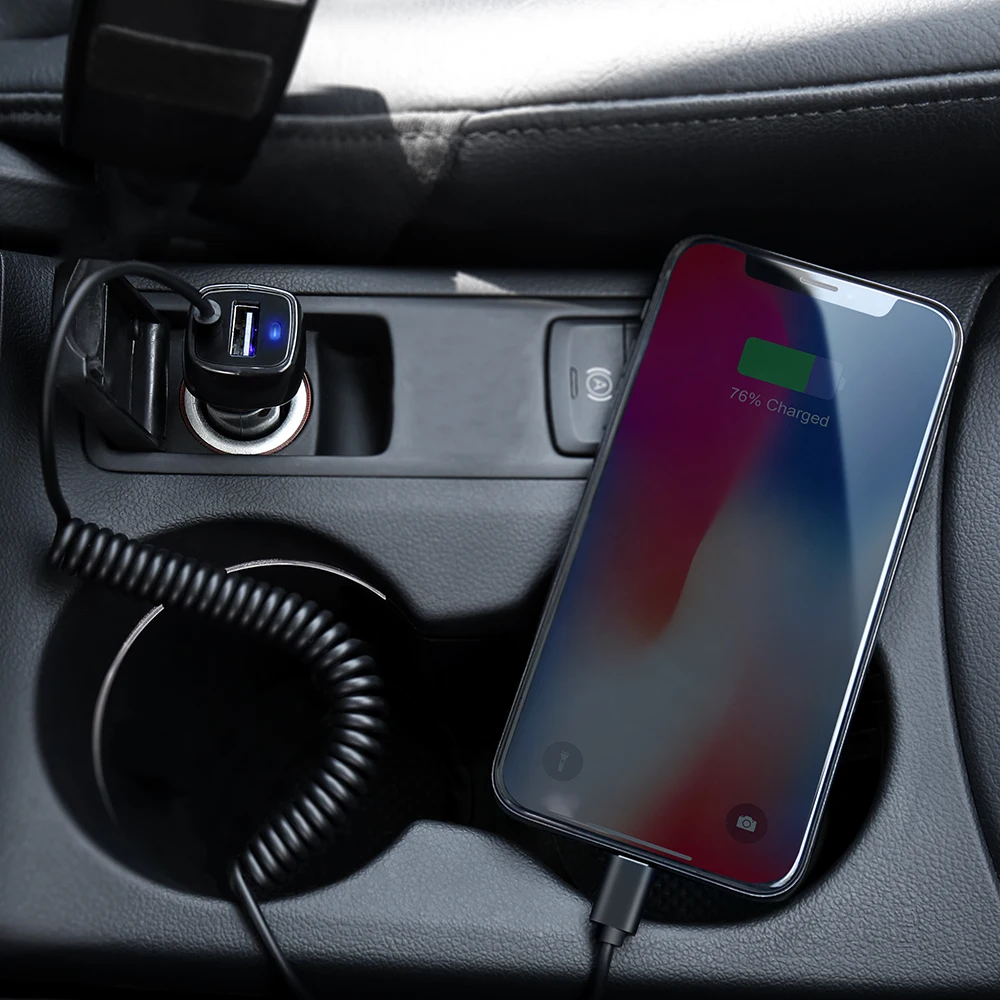 5 В 2.1A USB Автомобильное Зарядное устройство для samsung Galaxy S9 S8 автомобильный телефон