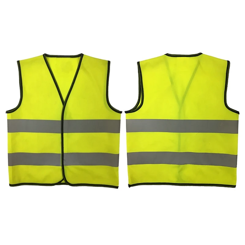 Светоотражающий Жилет Костюмы Альпинизм Предупреждение безопасности Костюмы куртка желтого цвета