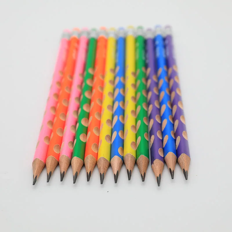 

12Pcs Wood Multicolor Pencils Set School Study Items Drawing Stationery 2B Originality Pencils for Children Student