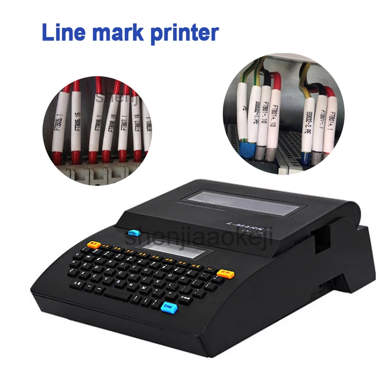 Для кабельного принтера + может соединение с ПК электронная наборная машина ПВХ трубки, принтер провода Марка машина LK-320P/LK-320 линии Марка
