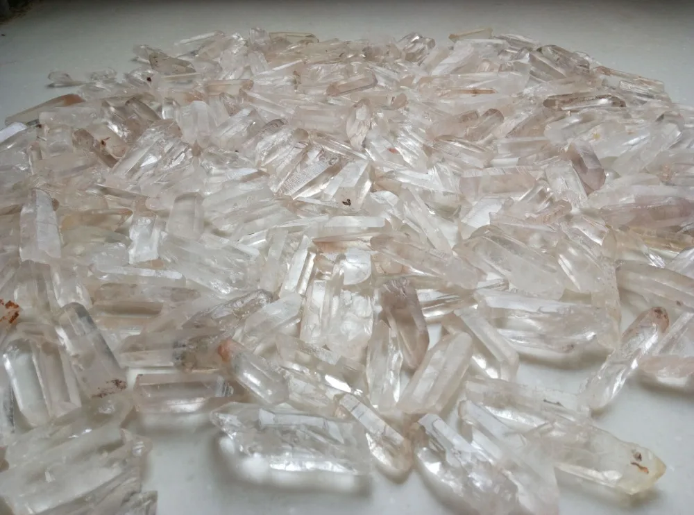 1000g Clear Natural Lemurian Quartz Crystal Point Madagascar/Wholesale