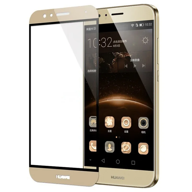 Полное покрытие из закаленного стекла для huawei G8 GX8 G7 Plus P Smart mate10 honor P9 Lite mini Защитная пленка для экрана