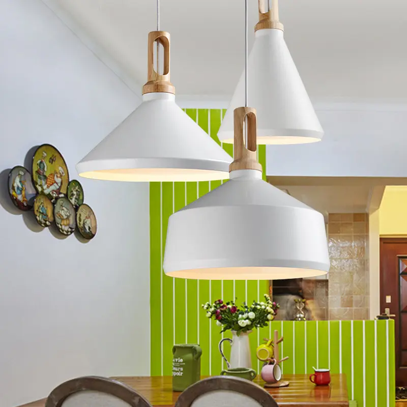 

TRAZOS Nordic Retro Pendant Lights For Dining Kitchen Lampadario Vintage Metal Hanging Lamp Indoor Luminaria Light Fixtures