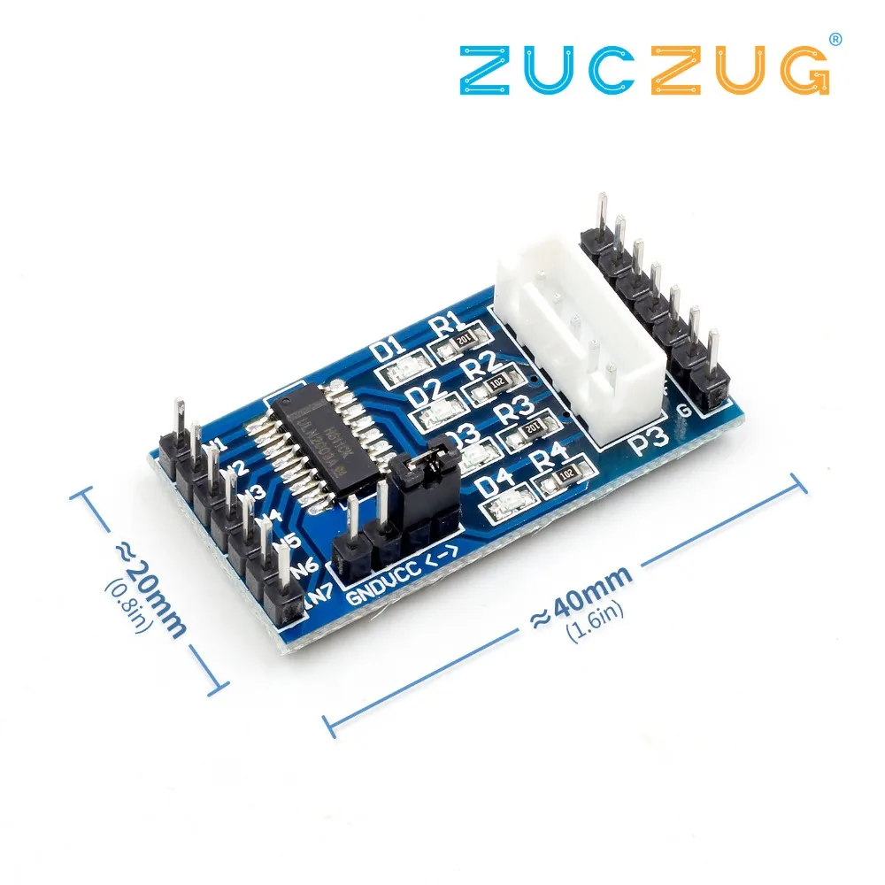 

ULN2003 Stepper Motor Driver Board Module for 5V 4-phase 5 line 28BYJ-48 For Arduino