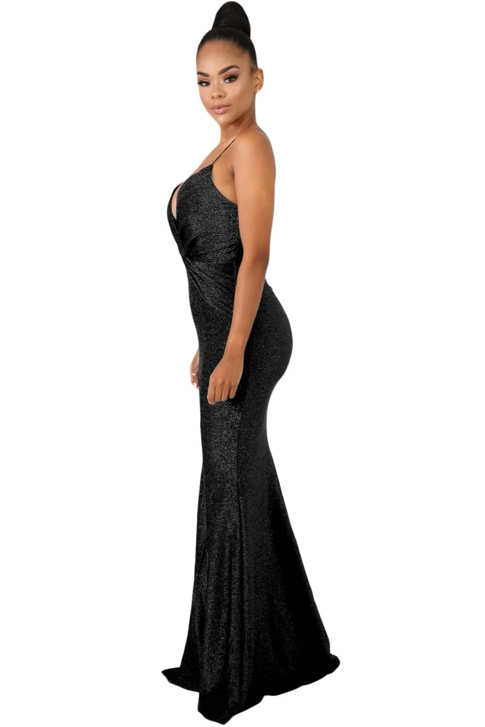 Black-Shine-Twist-Maxi-Dress-LC610988-2-3