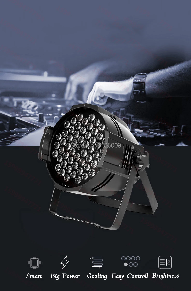 54pcs 3W led Par_Show time lighting