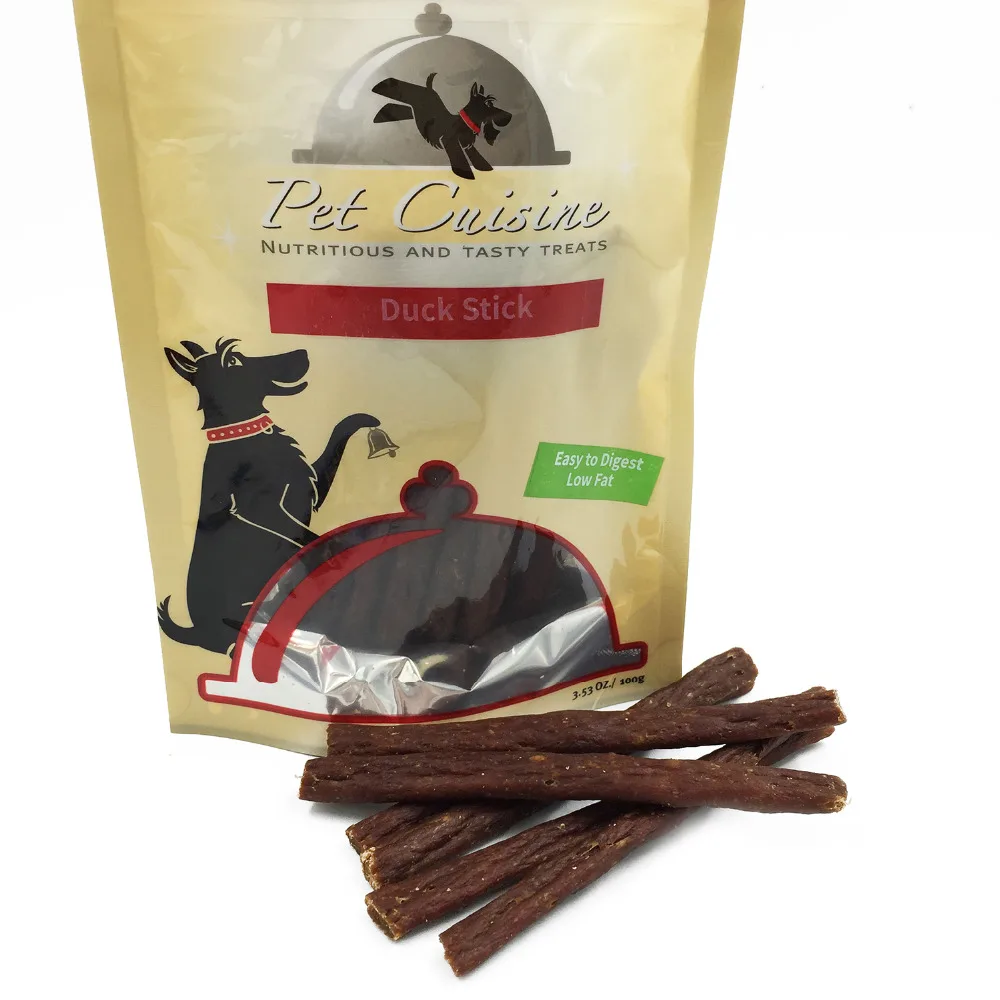 Pet Cuisine Natural Dog Treats Puppy Chewy for Small Dogs, Duck Jerky