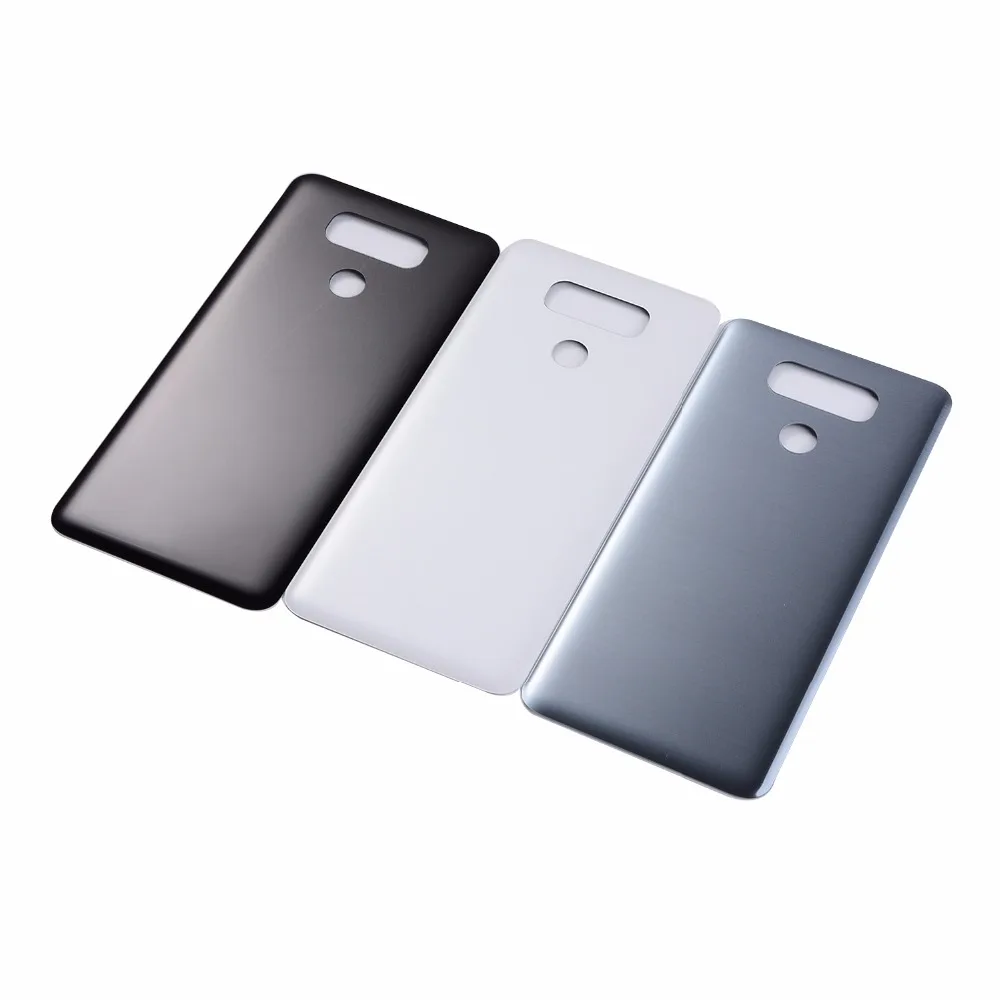 Новая задняя крышка для LG G6 LS993 US997 VS998 H870 H871 H872 H873 Задняя стеклянная крышка батарейного отсека задняя дверь корпус с клейкой наклейкой