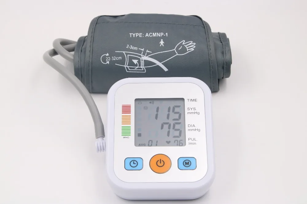 

Health care blood pressure meter medical equipment upper arm voice large LED display pressure momitor pressure tonometer