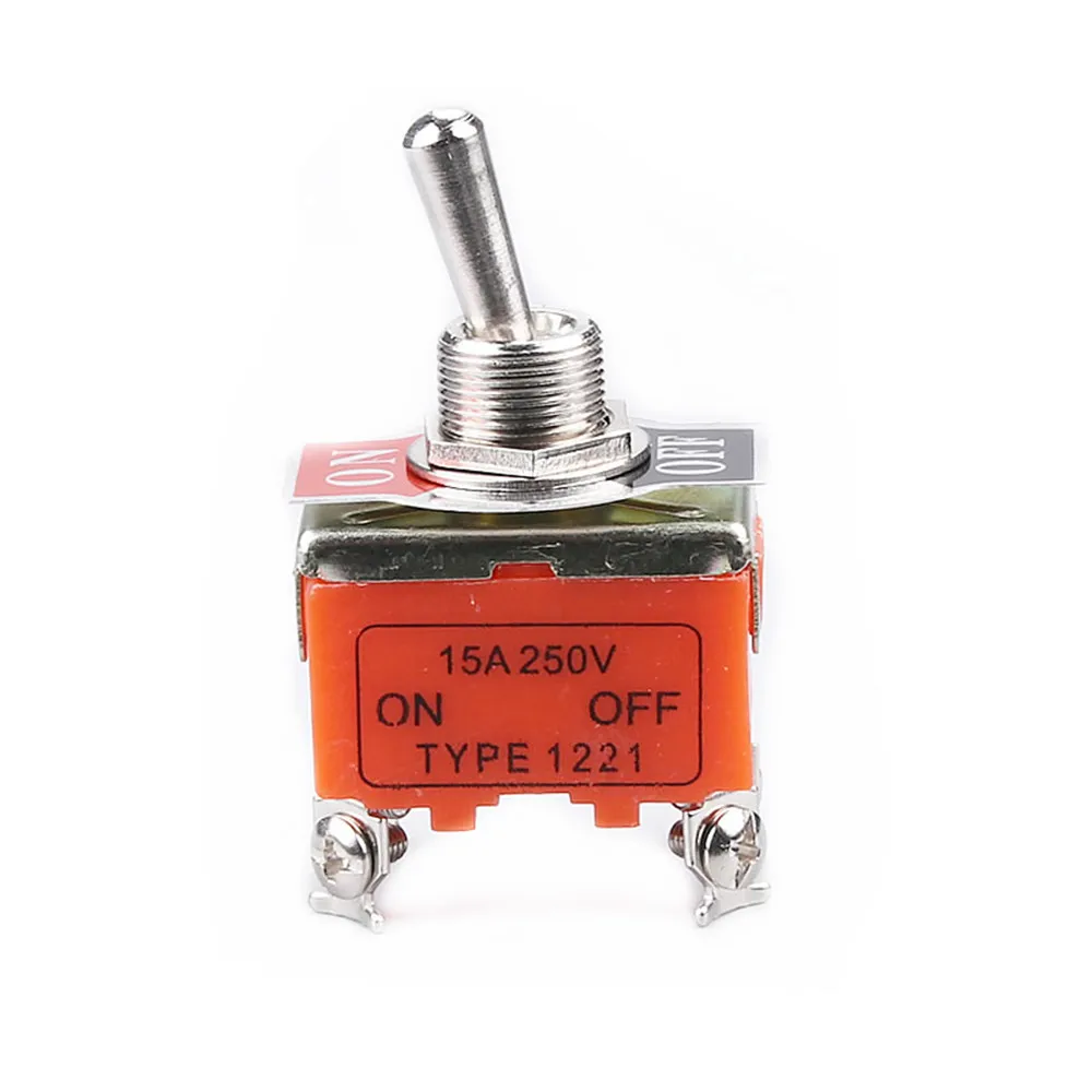 

10pcs micro switch 15A 250VAC 4PIN ON-OFF E-TEN1221 Toggle switch Rocker switch The power switch