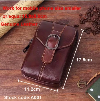

Belt Clip Man Genuine Cow Leather Mobile Phone Case Pouch For Leagoo Shark 1,Elite Y,M8 Pro/T5/T5S/Z5C/M7/M5 EDGE.Shark 5000