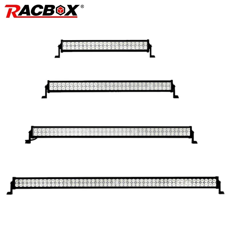 Светодиодный светильник RACBOX 52 42 32 22 дюйма 120 Вт 180 240 300 для внедорожников рабочий 4x4