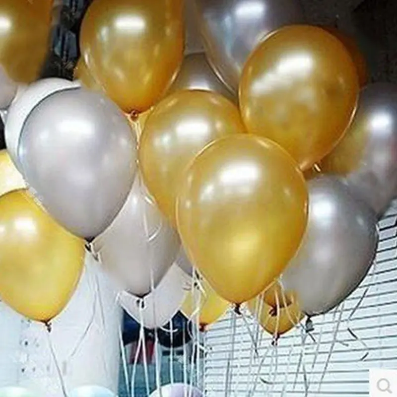 

Party Balloons 12 inch Pearl Colour Latex Balloons 10 Packs for Wedding Decoration Baby Shower Halloween birthday Decoration