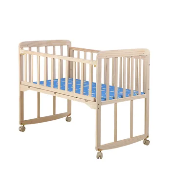 

Baby Cribs baby nest baby bassinet solid wood newborn cradle bed with roller table lit enfant baby cot lit bebe folding 102*56cm