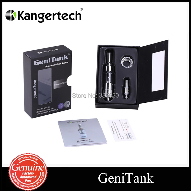 Оригинальный Kanger Genitank сменный клиромайзер с двойной катушкой атомайзер GeniTank