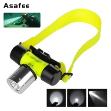 Asafee Diving Headlight  800LM XML T6 LED Waterproof Underwater 50M Light Flashlight Torch lamp