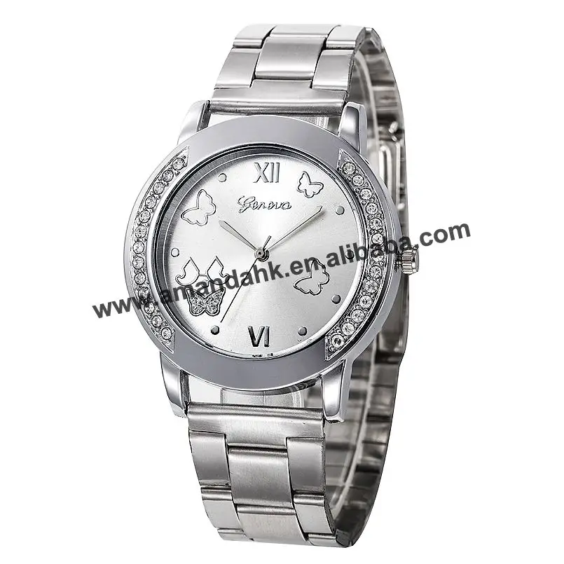Новые оптовые часы из сплава женские горячие продажи женские наручные часы со стразами женские повседневные Аналоговые кварцевые наручные часы