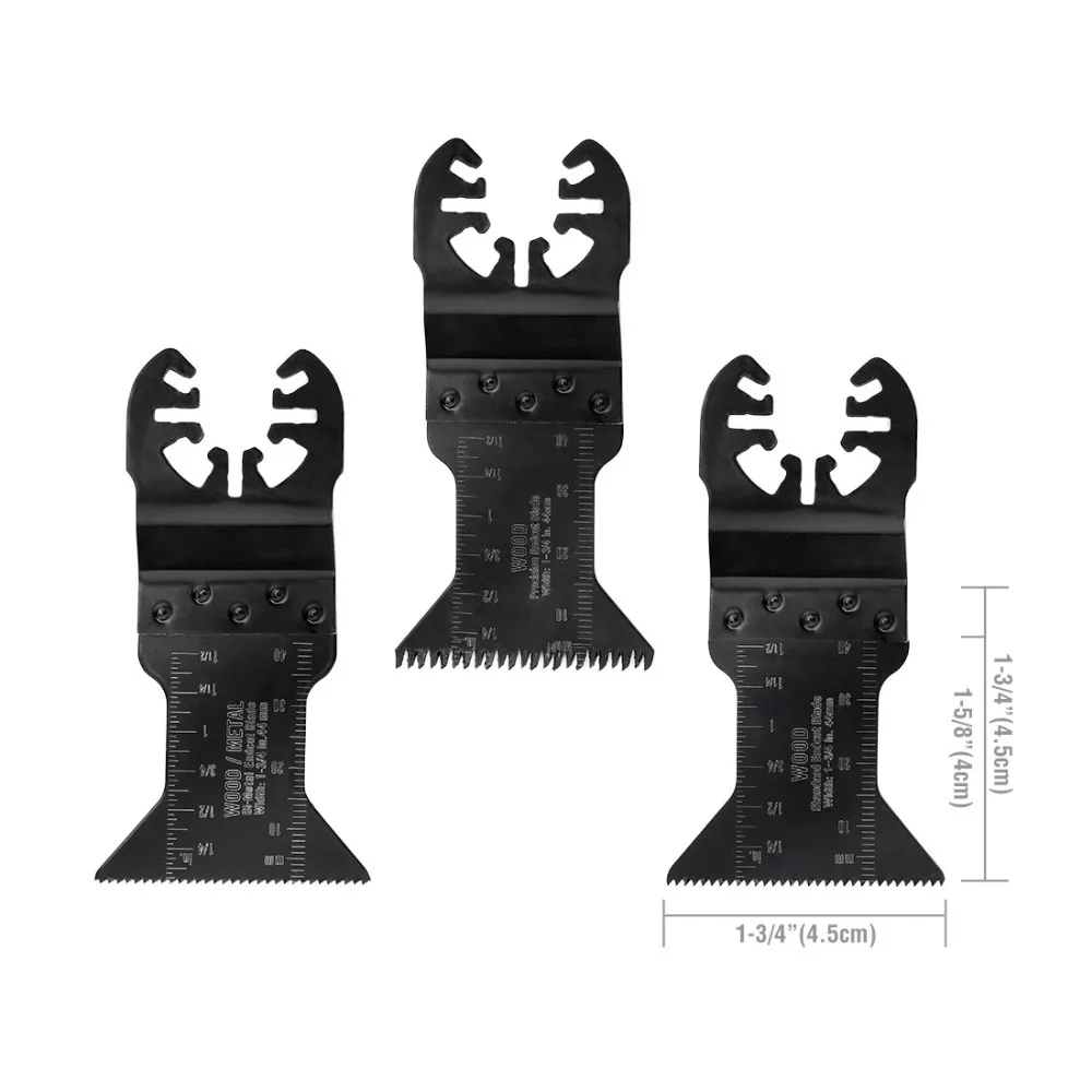 WORKPRO 23PC Multi Oscillating Saw Blade for Metal/wood Quick Release Saw Blades Set CRV Blades