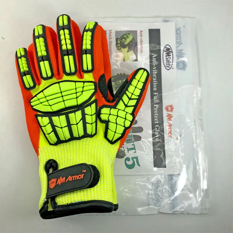 Cut Resistant Gloves NMSafety 100% Anti Vibration New Mechanic gloves Cut-Resistant Safety Hand Work Gloves