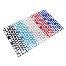Clavier mécanique CNC 60 anode aluminium dessin concurrence positionnement plaque support ISO ANSI pour GH60 pcb 60% clavier bricolage(China)