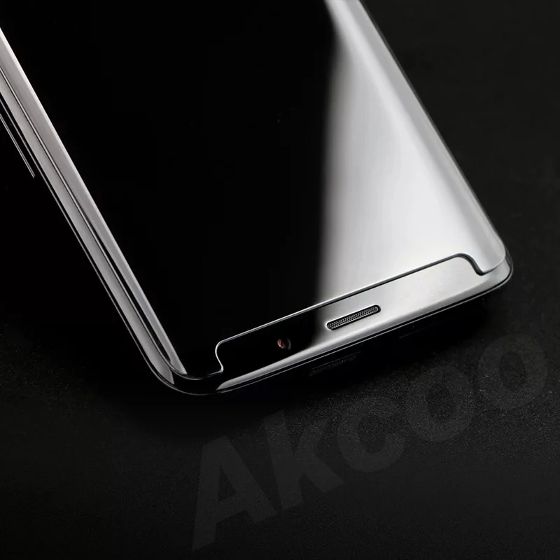 Akcoo S9 Plus защита экрана с УФ жидким клеем для samsung Note 8 Note 9 S8 Plus S6 S7 edge полная клеевая стеклянная пленка для экрана
