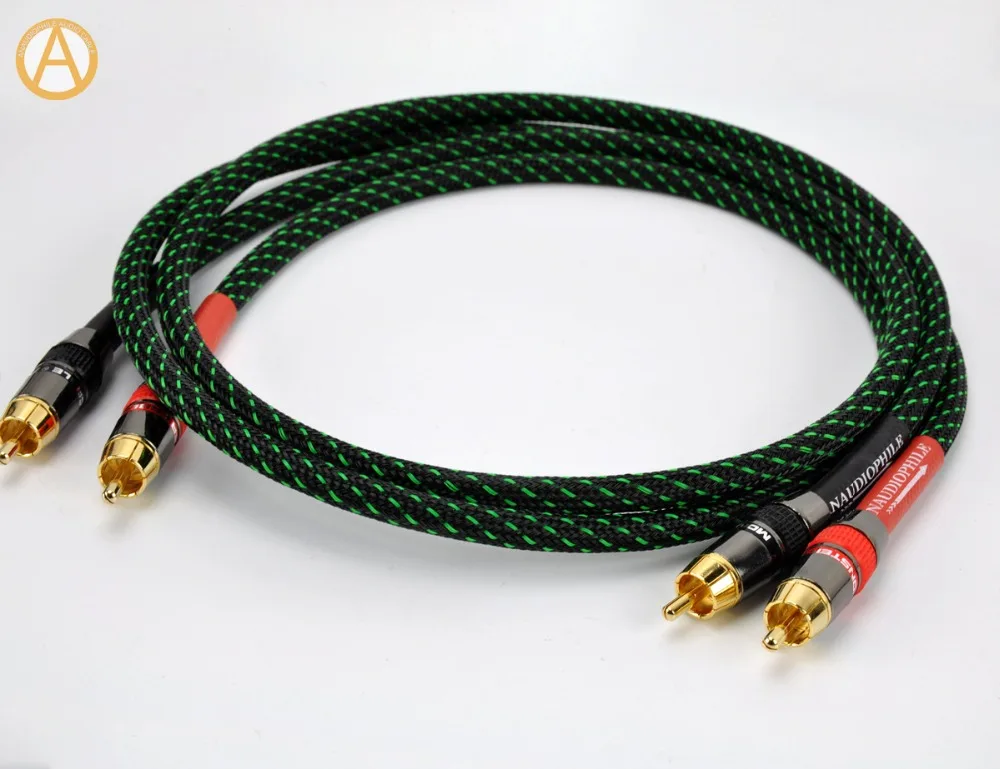 ANAUDIOPHILE HiFi RCA Interconnect Audio Cable Hifi 2 RCA Male To 2 RCA Male Interconnect Cable Preamp Headphone Amplifier DAC
