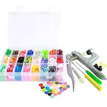 

360pcs Snaps Plastic Buttons with Snaps Pliers and Organizer Storage Containers