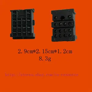 Relay Socket Base DIN Track 14 Pins |