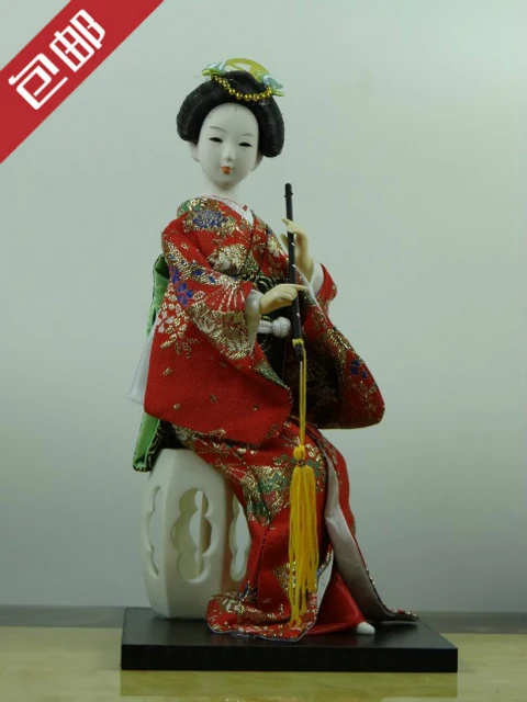 Новая Статуэтка Этнические куклы "японские гейши" Кимоно куклы Belle девушка леди коллекция домашнего декора миниатюрные фигурки - Цвет: color9