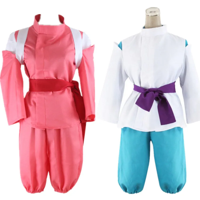 Anime Miyazaki Hayao Spirited Away Chihiro Ogino Sen Cosplay Costume Halloween