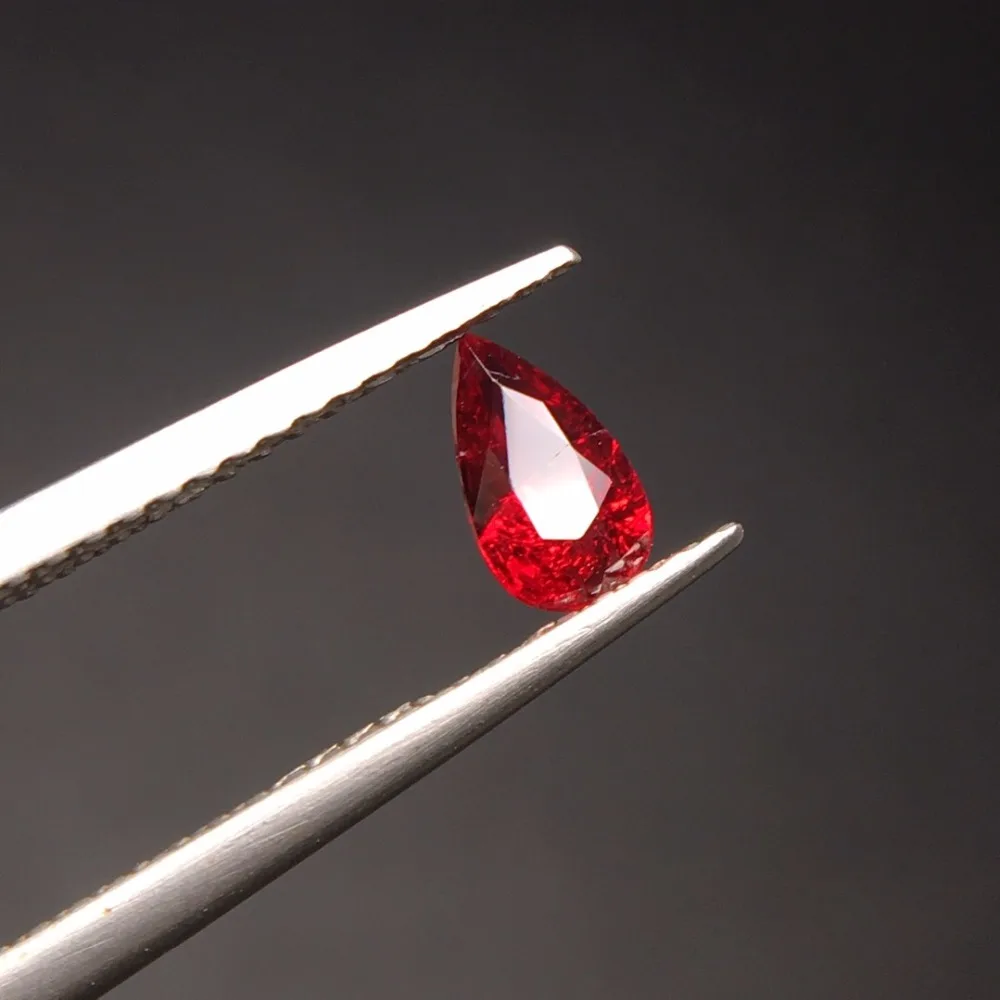 

CQT Certificated 0.42ct Unheat Oval Shape Faceted Natural Red Ruby Gems Loose Gemstones Rubi Loose Stones
