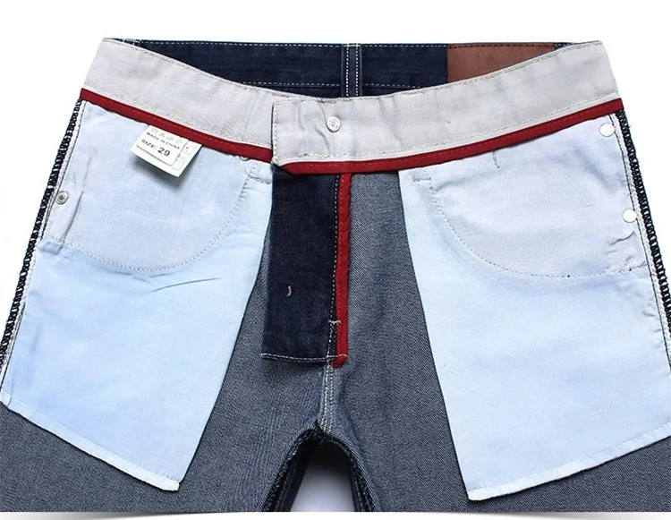 Denyblood/джинсы размера плюс с темными потертостями, мужские синие и черные Стрейчевые джинсы, узкие прямые классические повседневные штаны, мужские брюки 507