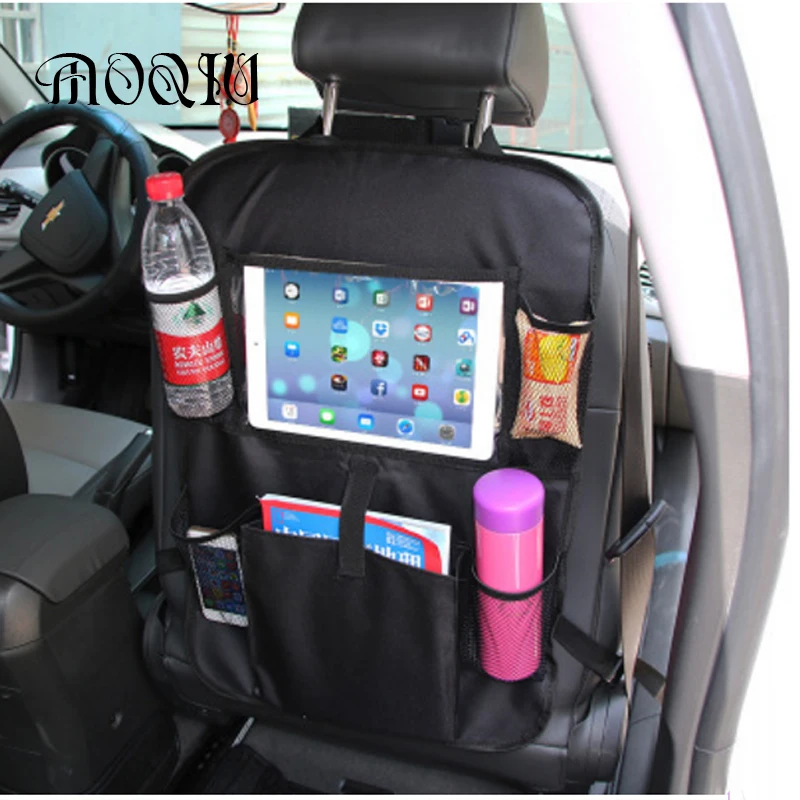 2017 Car Oxford Cloth Seat Back Storage Bag Drink Phone Organizer Nets Car Style Durable Car