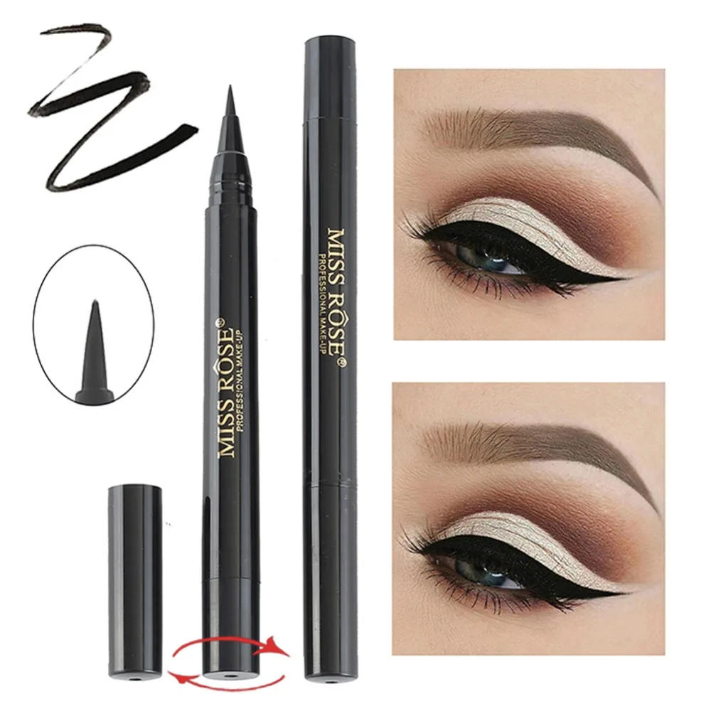 1pcs Women Black Eyeliner Pen Waterproof Fast Dry Liquid Eyeliner Make