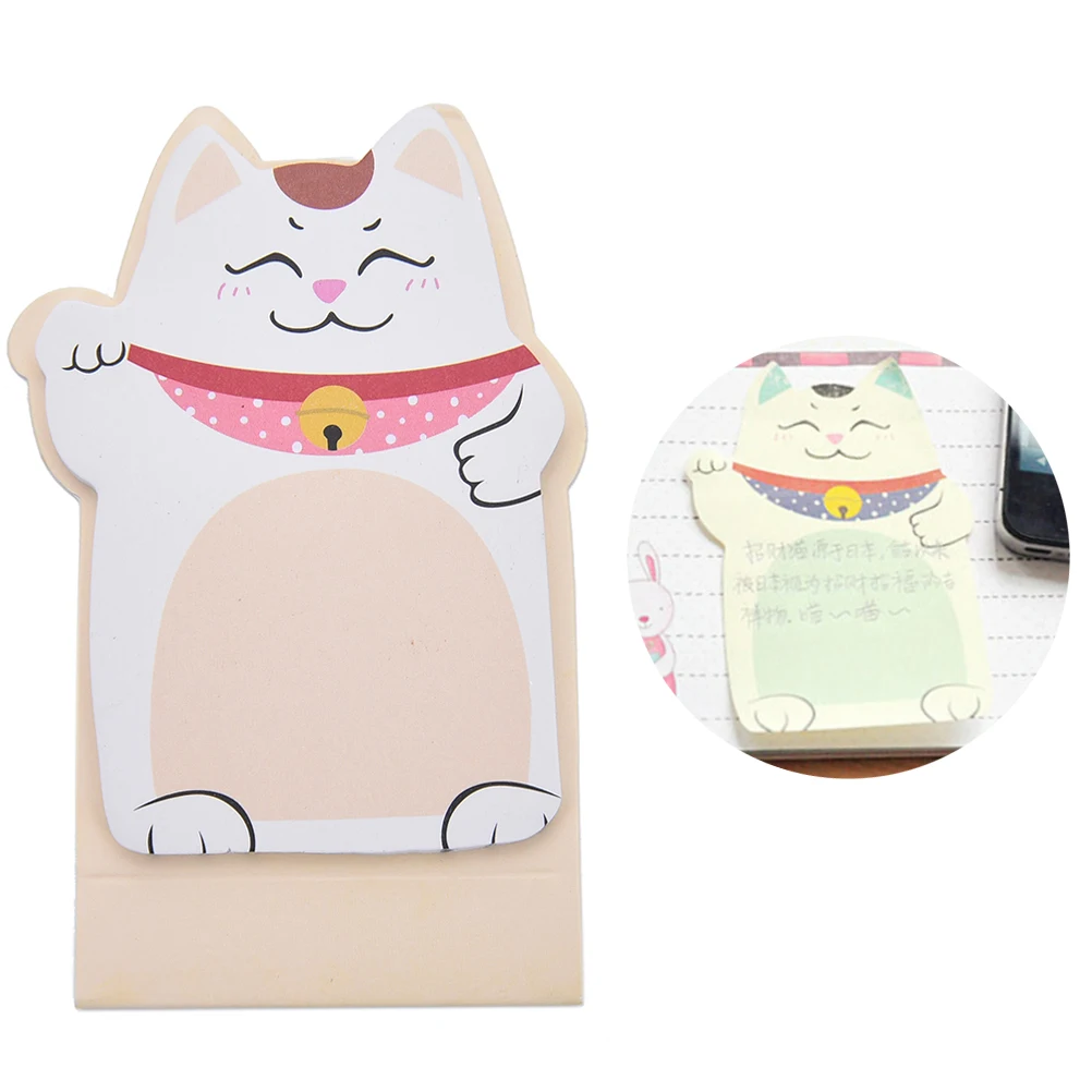Kawaii CuteLucky кот животное мини планировщик стикер блокнот школьные принадлежности
