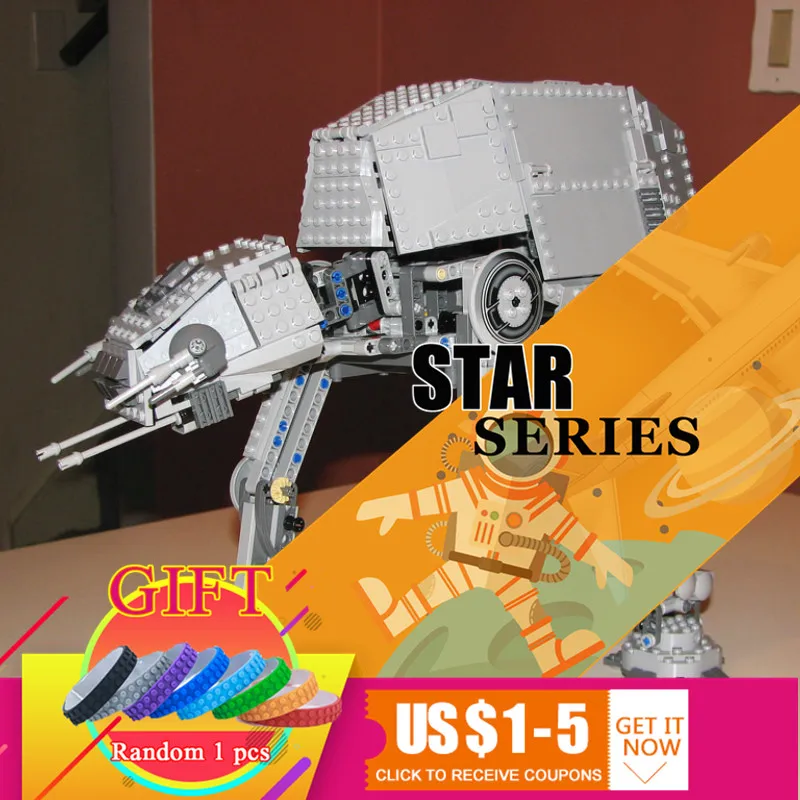 

05050 1137pcs Star Series AT Model Wars AT the robot war Building blocks Compatible with 10178 toys Gift lepin