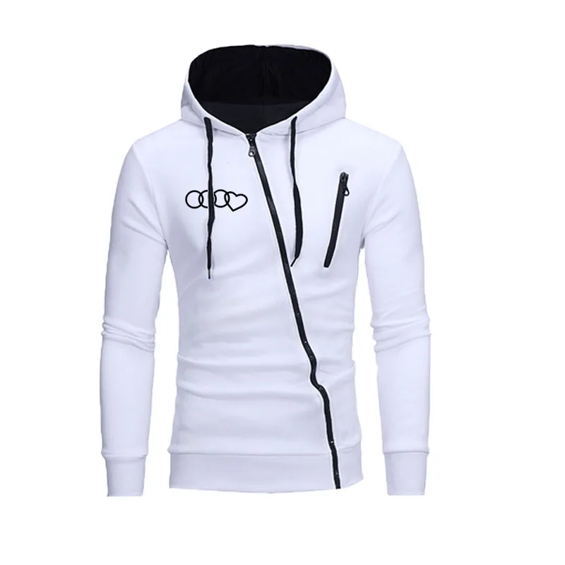 

2019 Fashion Men Print Hoodie Casual Long Sleeve Sweatshirt Pullover Fashion Slim Warm Zipper Jacket
